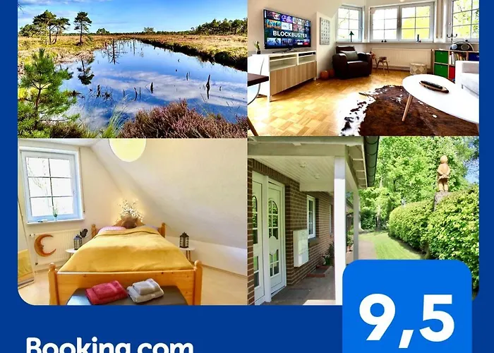 Heideidyll - Wohnung Mit Wlan, Balkon, Grill & Garage